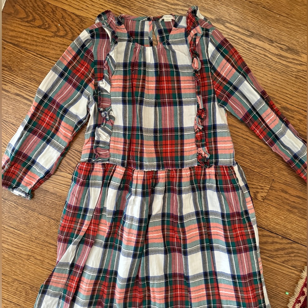 Plaid Crewcuts girls Christmas dress - size 10